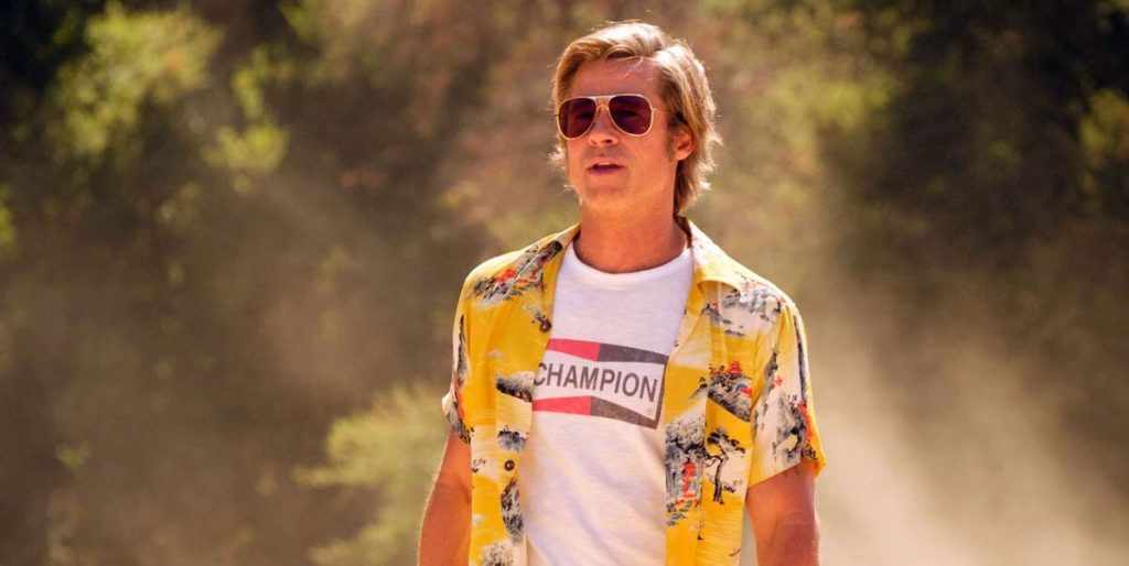 T-shirt Champion porté par Brad Pitt dans Once Upon a Time in Hollywood